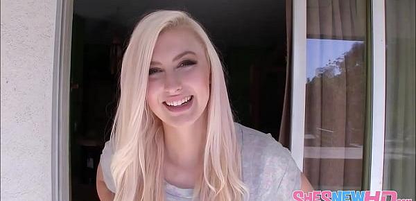  Blonde Teen Alexa Grace First Porn